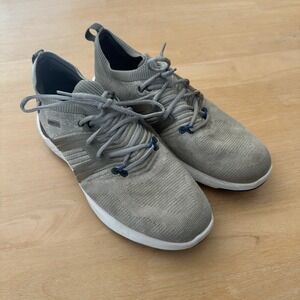 FootJoy HyperFlex Sneakers Mens Gray Spike Golf Lace Up Comfort Shoes Size 9 M